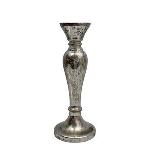 Antique Mercury Glass Taper Candleholder Candlestick Pottery Barn